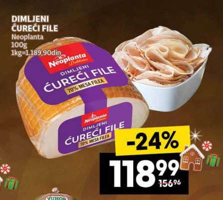 Dimljeni ćureći file