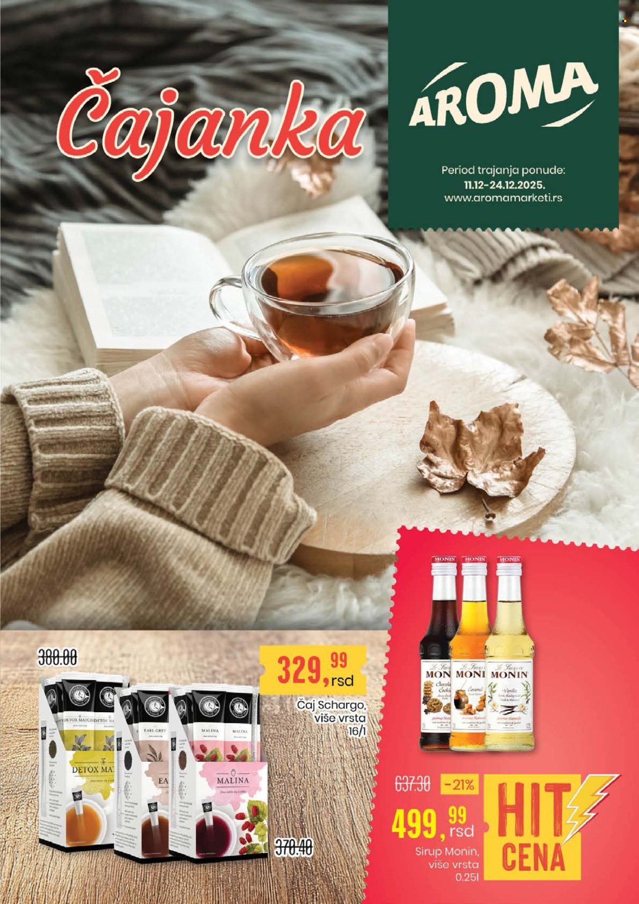 Aroma Market katalog - 11.12.2025 - 24.12.2025. Stranica 1