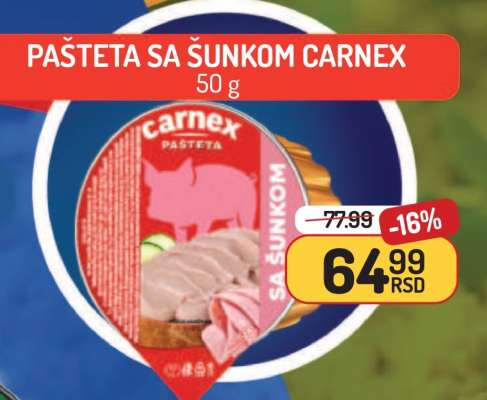 Pašteta sa šunkom Carnex