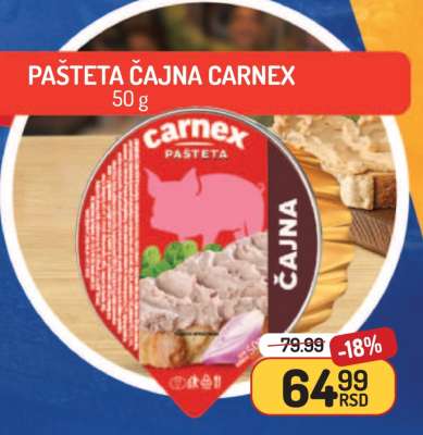 Pašteta čajna Carnex