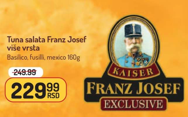 Tuna salata Franz Josef više vrsta