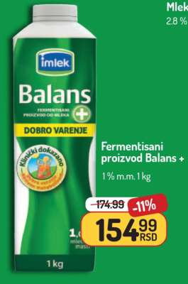 Fermentisani proizvod Balans+