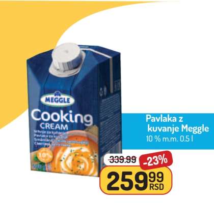 PAVLAKA ZA KUVANJE Meggle