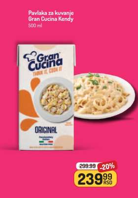 Pavlaka za kuvanje Gran Cucina Kendy