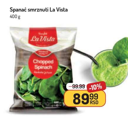 Spanać smrznuti La Vista