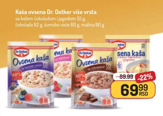 Kaša ovsena Dr. Oetker više vrsta