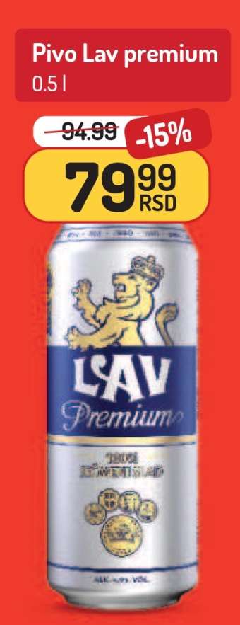 Pivo lav premium