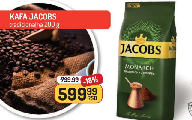 Kafa Jacobs tradicionalna 200 g