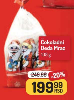 ČOKOLADNI DEDA MRAZ