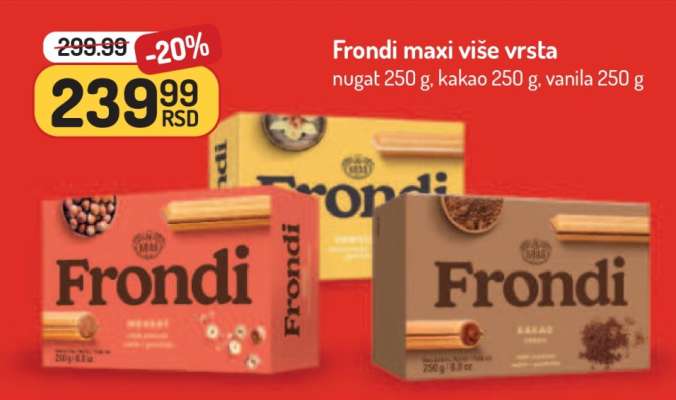 Frondi maxi više vrsta