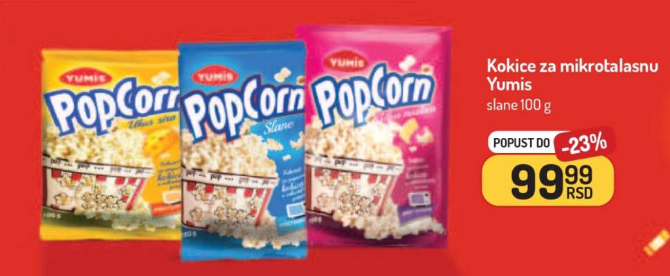 Kokice za mikrotalasnu Yumis