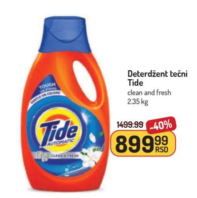 Deterdžent tečni Tide