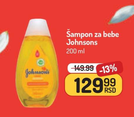 Šampon za bebe Johnsons