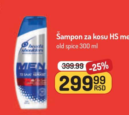 Šampon za kosu HS men