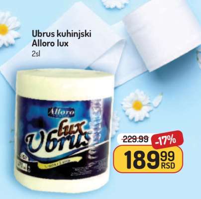 Ubrus kuhinjski Alloro lux