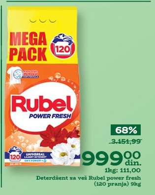 Rubel power fresh