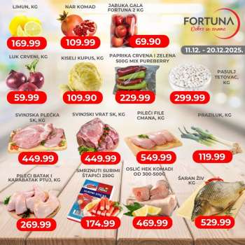 Fortuna Market katalog - 11.12.2025 - 20.12.2025.