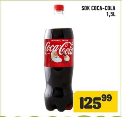 Sok Coca-Cola 1,5L