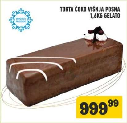Torta Čoko Višnja Posna