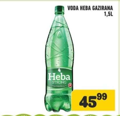 Voda Heba Gazirana 1.5L