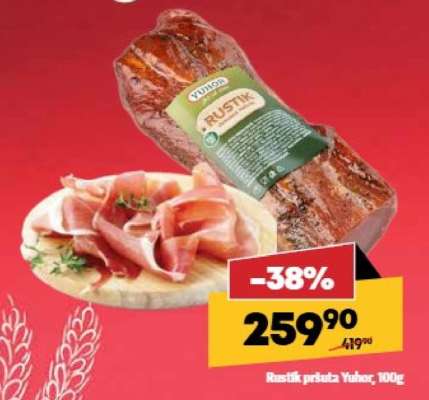 Rustik pršuta Yuhor 100g