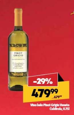 Vino belo Pinot Grigio Veneto Caldirola 0.75L