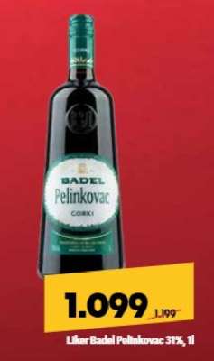 Liker Badel Pelinkovac 31%, 1l