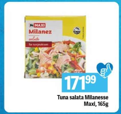 Tuna salata Milanesse Maxi, 165g