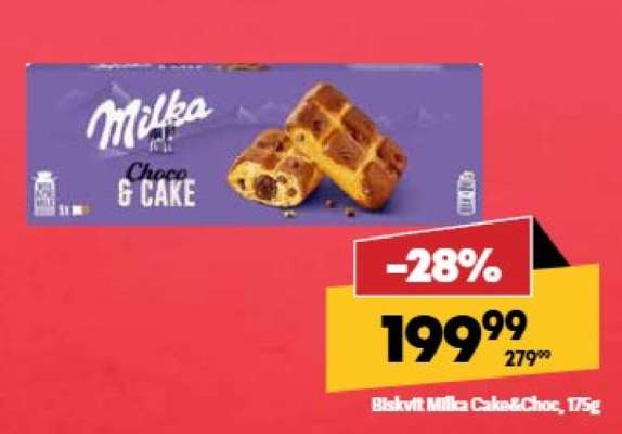 Biskvit Milka cake&choc, 175g