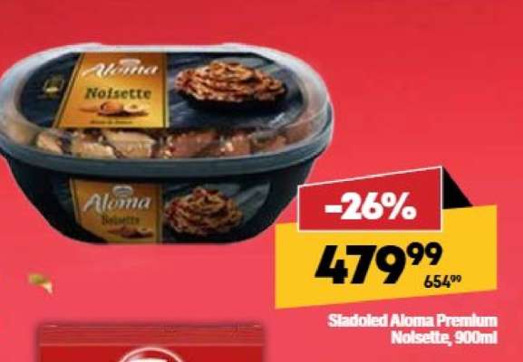 Sladoled Aloma Premium Nolsette, 900ml