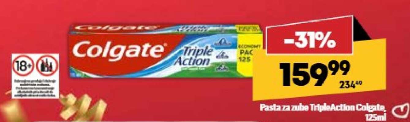 Pasta za zube TripleAction Colgate, 125ml