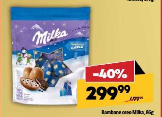 Bombone Oreo Milka, 86g