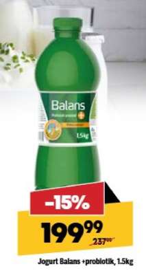 Jogurt Balans probiotik 1.5kg