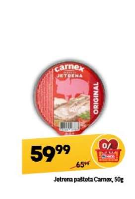 Jetrena pašteta Carnex 50g