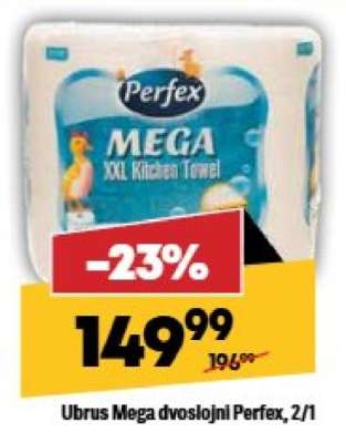 Ubrus Mega dvoslojni Perfex, 2/1