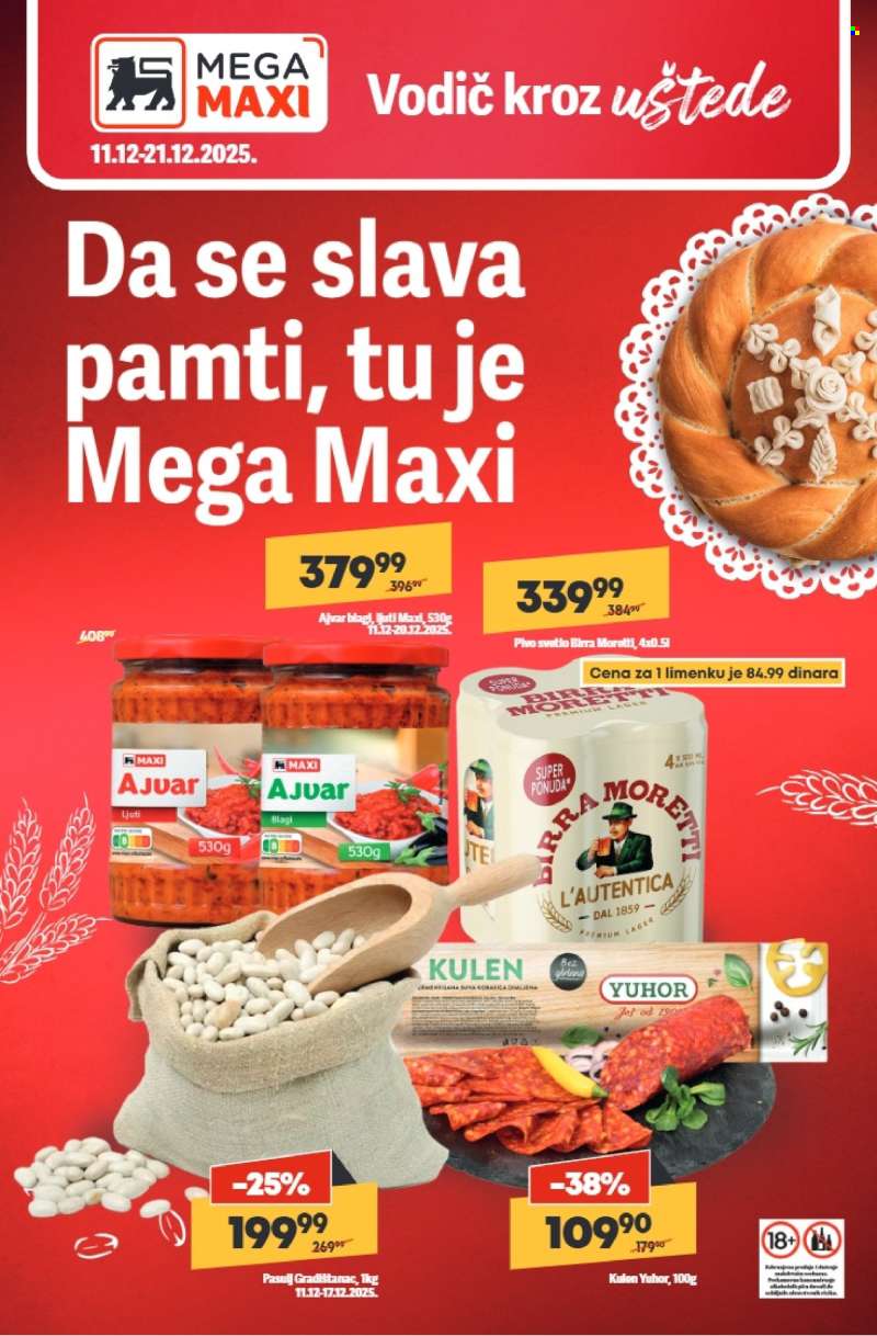 Mega Maxi katalog - 11.12.2025 - 21.12.2025.