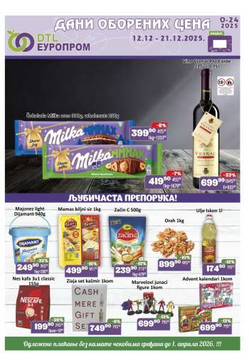 Europrom katalog - 12.12.2025 - 21.12.2025.