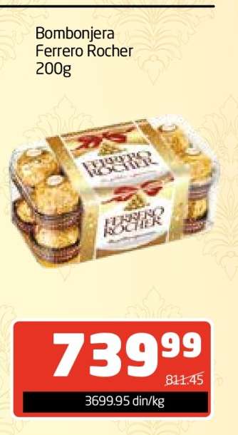 Bombonjera Ferrero Rocher 200g