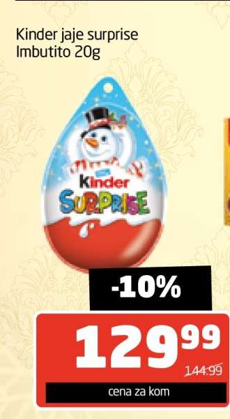 Kinder jaje surprise Imbutito 20g