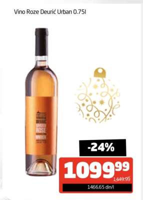 Vino Roze Deuric Urban 0.75l