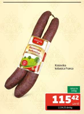 Kosovska kobasica Franca