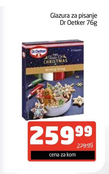 Glazura za pisanje Dr Oetker 76g