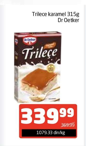 Trileçe karamel 315g Dr Oetker