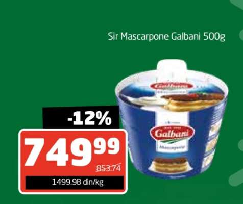 Sir Mascarpone Galbani, 500g