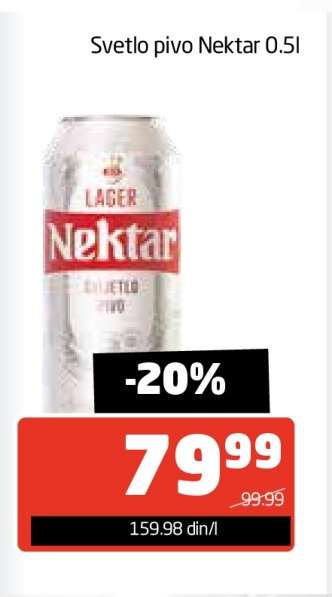 Svetlo pivo Nektar 0.5l