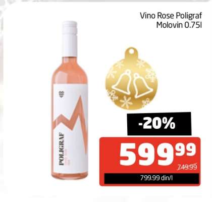 Vino rose Poligraf Molovin 0.75l