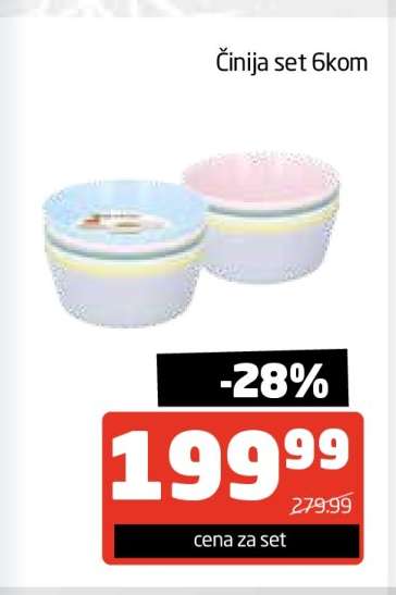 Činija set 6kom