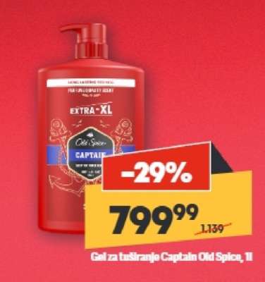 Gel za tuširanje Captain Old Spice