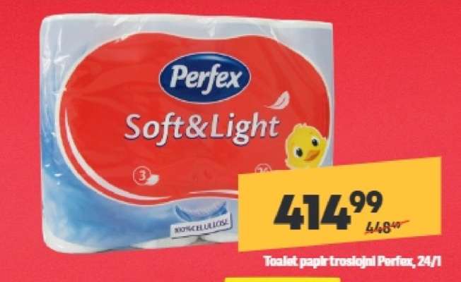 Toalet papír třívrstvý Perfex, 24/1
