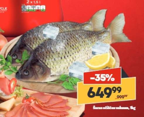 Šaran očišćen vakum, 1kg